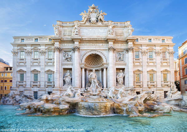 Trevi Fountain Picture Board by Rick Lindley