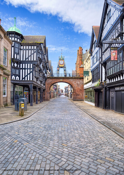 Eastgate Clock Chester Picture Board by Rick Lindley