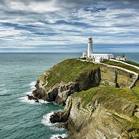 Buy canvas prints of South Stack Lighthouse by Rick Lindley