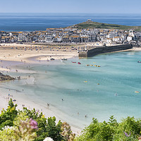 Buy canvas prints of St Ives Cornwall by Rick Lindley