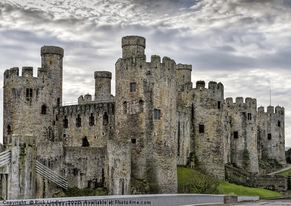 Conwy Castle Picture Board by Rick Lindley