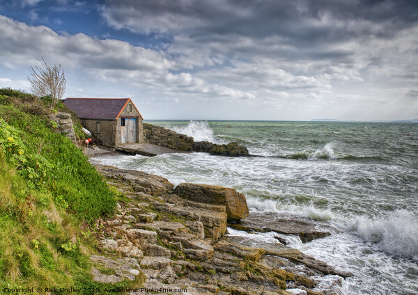 The Old Lifeboat Station Moelfre Picture Board by Rick Lindley