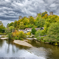 Buy canvas prints of Ludlow Castle in Autumn by Rick Lindley