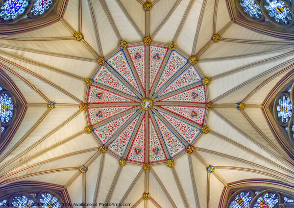 Looking up York Minster Picture Board by Rick Lindley