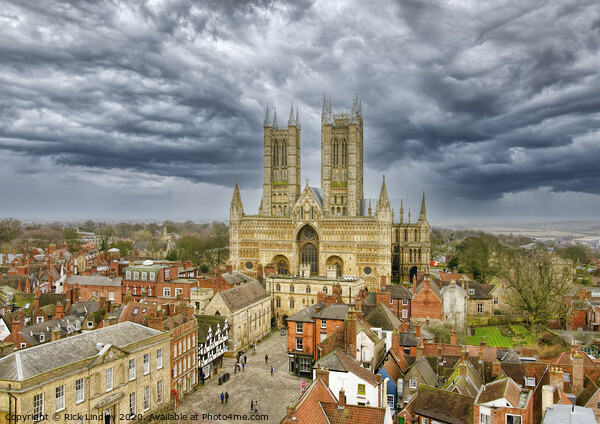 Lincoln Cathedral Picture Board by Rick Lindley