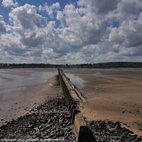 Buy canvas prints of A view from Cramond Island by Andy Brownlie