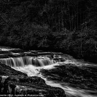 Buy canvas prints of Waterfalls at New Lanark by Andy Brownlie