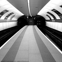 Buy canvas prints of Glasgow Subway Station by Andy Brownlie