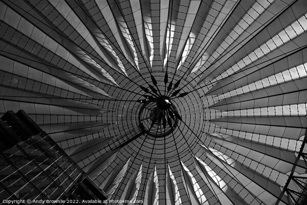 Sony Center Rooftop Berlin Picture Board by Andy Brownlie