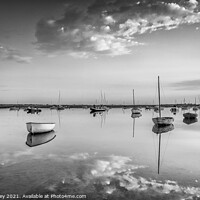 Buy canvas prints of Early Morning Reflections at Brancaster Staithe Mo by David Powley