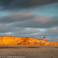 Buy canvas prints of Early Light  on Happisburgh Lighthouse by David Powley