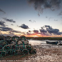 Buy canvas prints of Brancaster Staithe Sunset  by David Powley