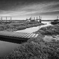 Buy canvas prints of Thornham Old Harbour by David Powley