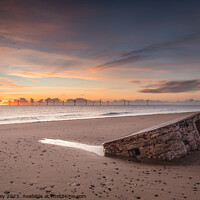 Buy canvas prints of Caister Beach Sunrise by David Powley
