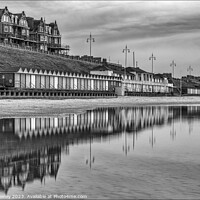 Buy canvas prints of Lowestoft Seafront Reflections by David Powley