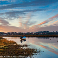 Buy canvas prints of Early Morning Colour Over Blakeney by David Powley