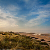 Buy canvas prints of The Beach at Holme-next-the-sea North Norfolk by David Powley