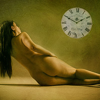Buy canvas prints of Watching The Clock by Caroline Claye