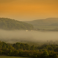 Buy canvas prints of Early Morning Over The Peak District by Caroline Claye