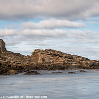 Buy canvas prints of The Bathing House Howick by Phillip Dove LRPS