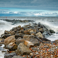Buy canvas prints of Skinningrove Sea Defences by Phillip Dove LRPS