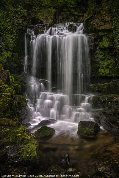 Wensley Falls Picture Board by Phillip Dove LRPS