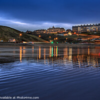 Buy canvas prints of Saltburn from the beach at twilight by Phillip Dove LRPS