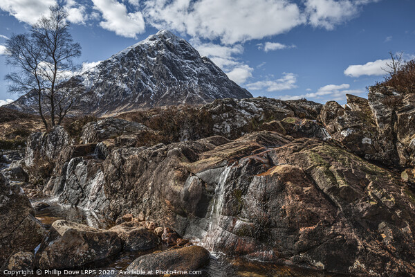 Buachaille Etive Mor Picture Board by Phillip Dove LRPS