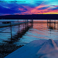 Buy canvas prints of End of Day on Keuka Lake by Nathan Bickel