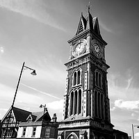 Buy canvas prints of Newmarket  Clock Tower  by Anthony Byrne