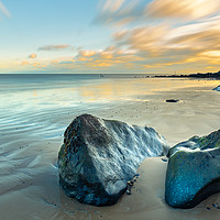 Buy canvas prints of Sheringham beach sunrise by Eddie Deane