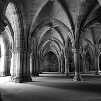 Buy canvas prints of The Cloisters - University of Glasgow by Theo Spanellis