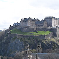 Buy canvas prints of Edinburgh Castle by Theo Spanellis