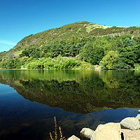 Buy canvas prints of Reflections on the loch by Theo Spanellis