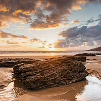 Buy canvas prints of Dunraven Bay by Steve Lewis