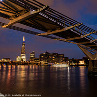 Buy canvas prints of London - Millenium Bridge by Steve Lewis