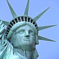 Buy canvas prints of STATUE OF LIBERTY by Sue HASKER