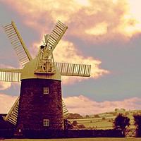 Buy canvas prints of HEAGE WINDMILL by Sue HASKER