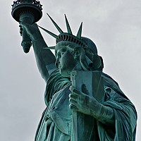 Buy canvas prints of STATUE OF LIBERTY by Sue HASKER