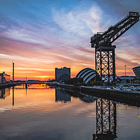 Buy canvas prints of Glasgow City Skyline by Craig McAllister