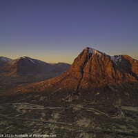 Buy canvas prints of Glencoe Sunrise, highlands, Scotland. by Scotland's Scenery