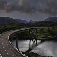 Buy canvas prints of NC500, Kylesku Bridge, highlands, Scotland. by Scotland's Scenery
