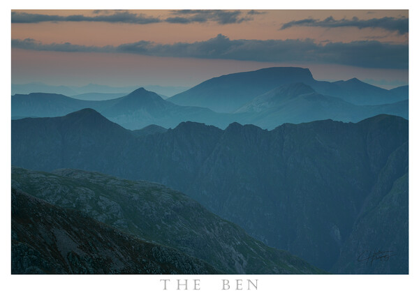 Ben Nevis Mountain Picture Board by Scotland's Scenery