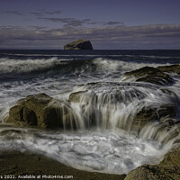 Buy canvas prints of The cauldron with views to Bass Rock. by Scotland's Scenery