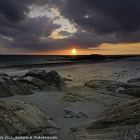 Buy canvas prints of South Uist sunset, Outer Hebrides  by Scotland's Scenery