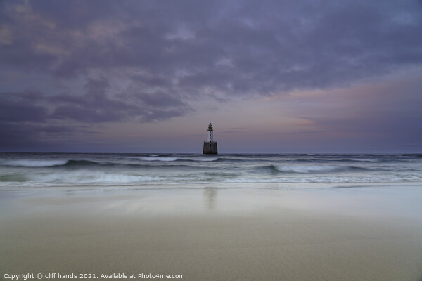 sunset view Aberdeenshire lighthouse Picture Board by Scotland's Scenery