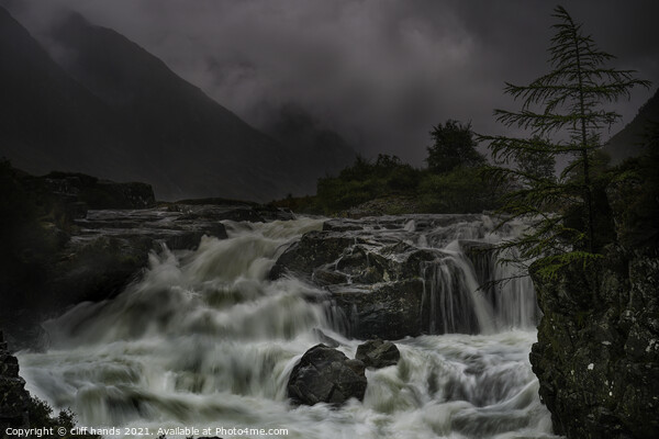 Glencoe waterfalls Picture Board by Scotland's Scenery
