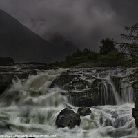 Buy canvas prints of Glencoe waterfalls by Scotland's Scenery