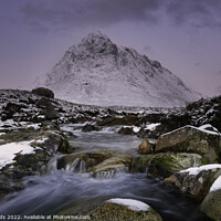 Buy canvas prints of BuachailleEtive Mor mountain, Glencoe, Scotland. by Scotland's Scenery
