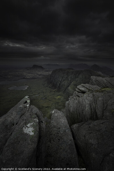 Outdoor stonerock Picture Board by Scotland's Scenery